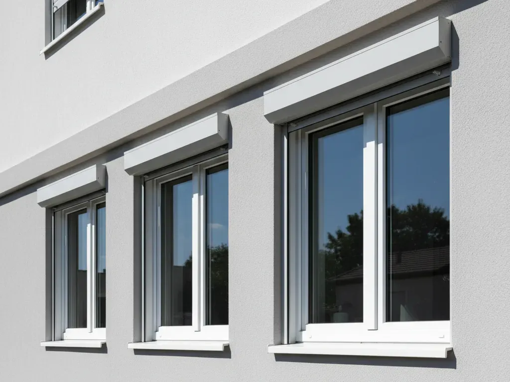 Rulouri suprapuse integrate deasupra ferestrelor PVC, solutie discreta pentru constructii moderne