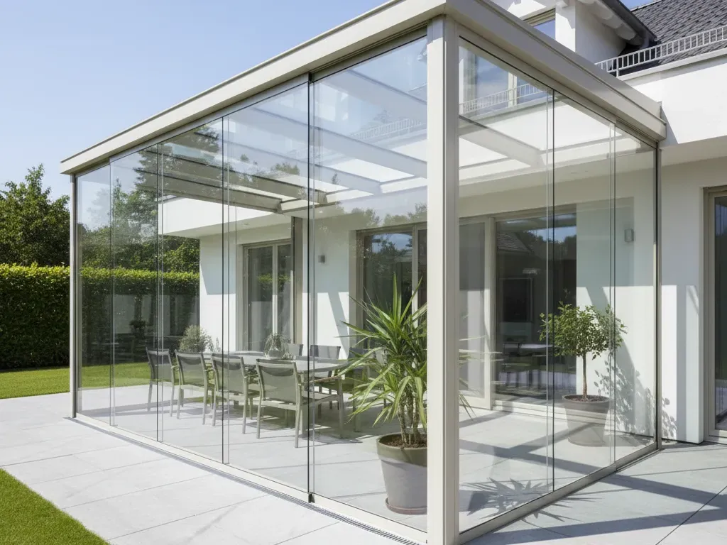 Inchidere terasa cu sisteme din sticla, solutie moderna pentru extinderea spatiului utilizabil