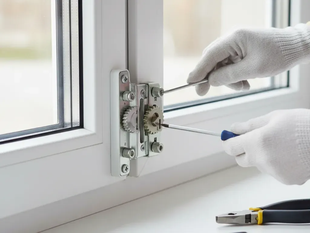 Reglaje feronerie pentru ferestre si usi, ajustari precise pentru etansare si utilizare corecta