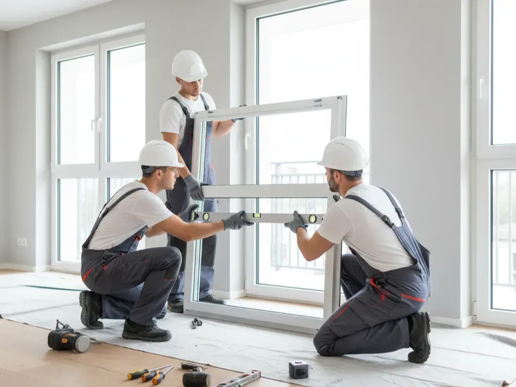 Montaj profesionist de tamplarie PVC si aluminiu, realizat cu atentie la detalii si precizie