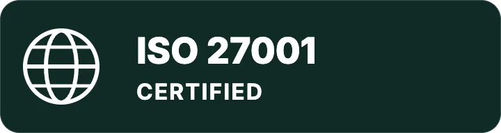 ISO 27001 Certified