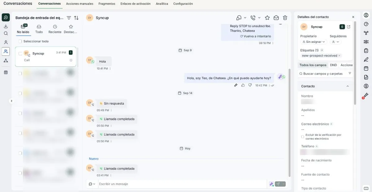 Así se ve en el chat