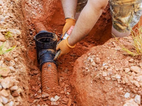 Drain Field Installation in Jenkins