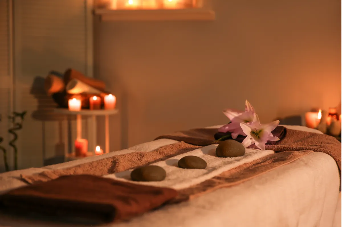 Hand and Stone Spa interior