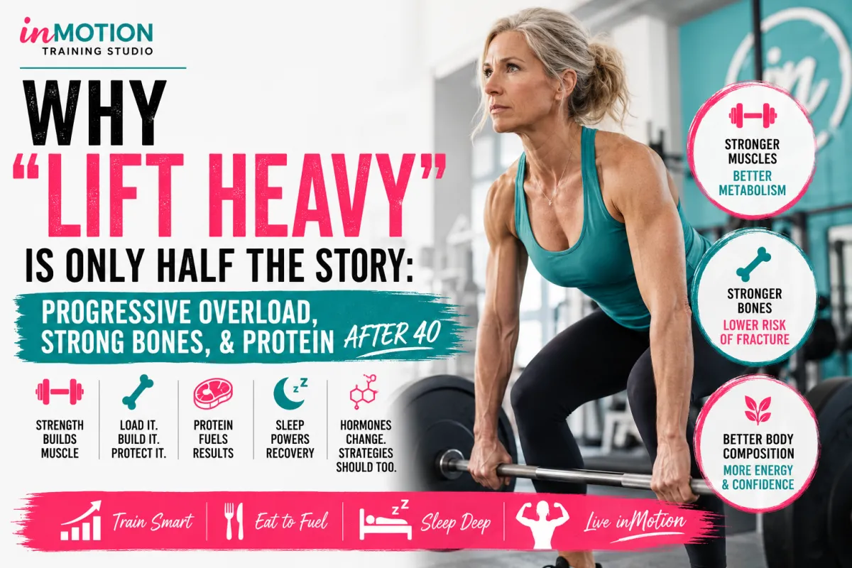 Why "Lift Heavy" Is Only Half the Story: Progressive Overload, Strong Bones, and Protein After 40