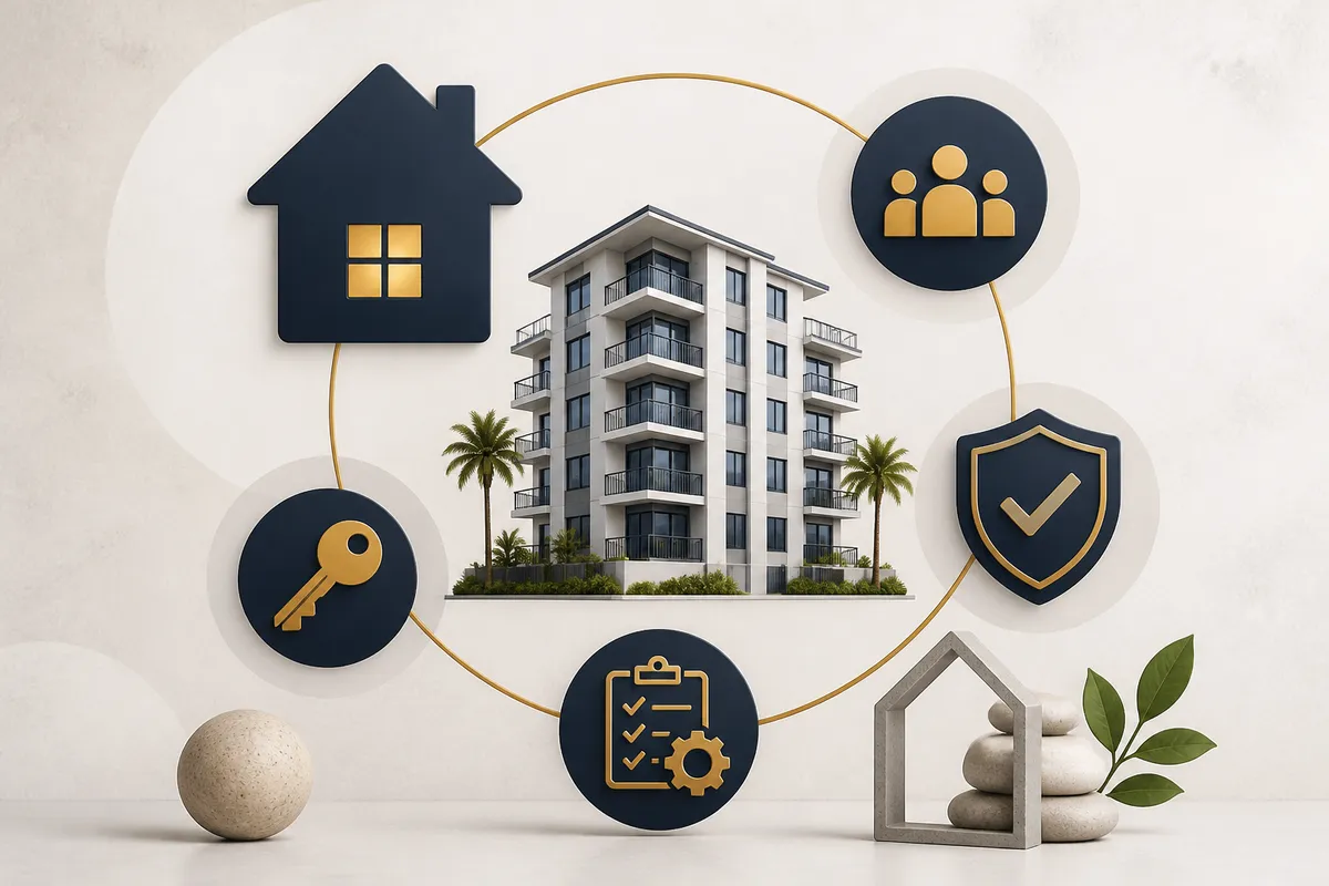 Editorial editorial illustration illustrating Can a Florida Condo Get a Mortgage With HOA Rental Rules.