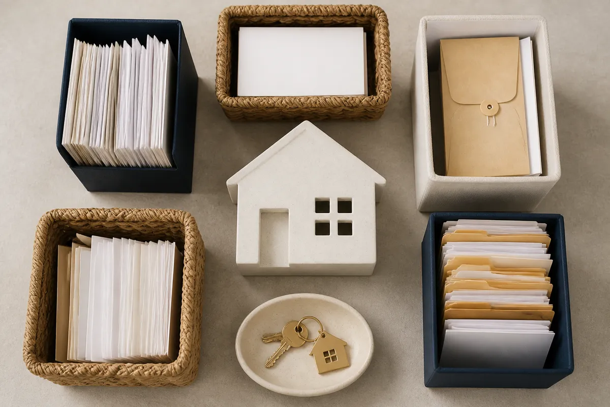 Editorial object detail illustrating Florida Mortgage Tax Deductions: What Records to Keep.