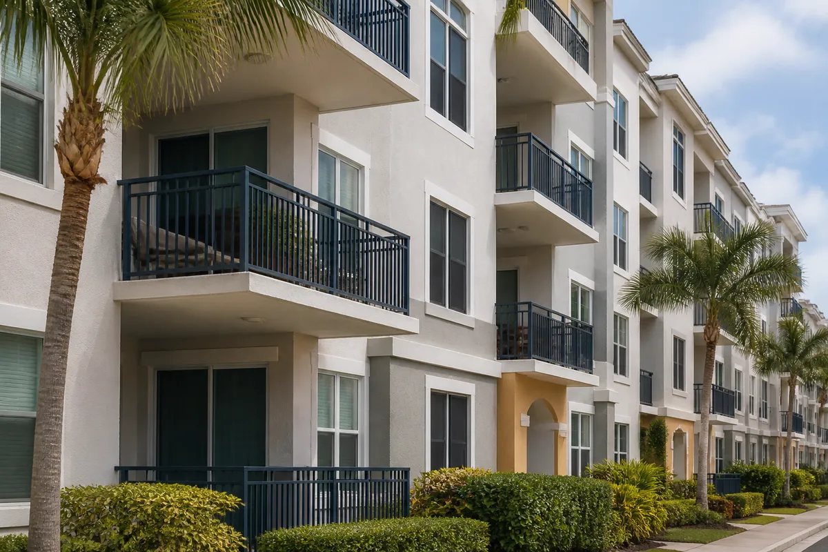 Editorial architecture illustrating Can HOA Delinquencies Stop a Florida Condo Mortgage.