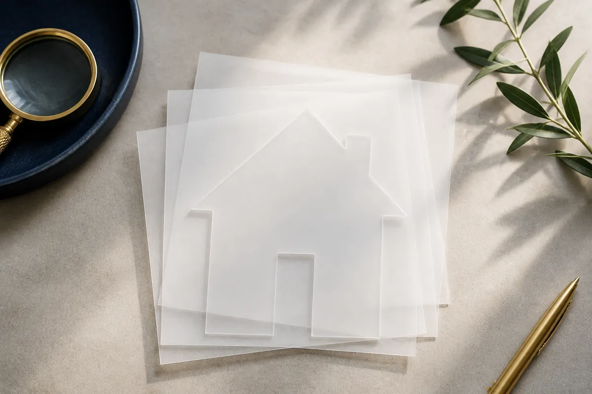 Family members and a mortgage professional reviewing inherited home documents at a Florida dining table