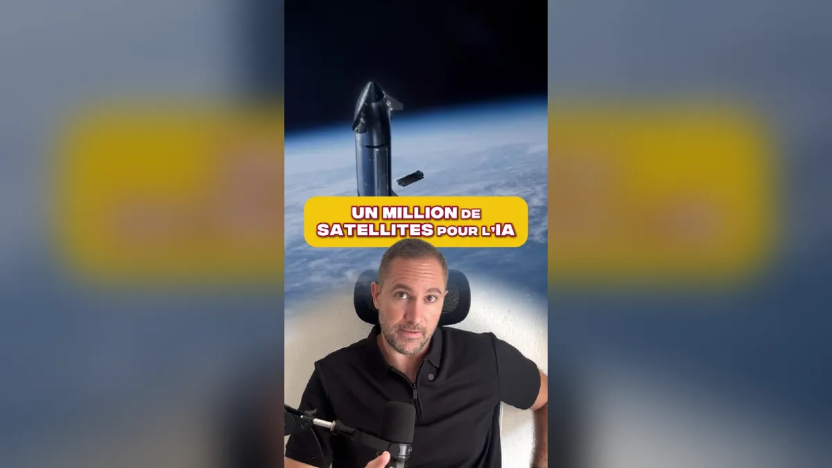 SpaceX : un million de satellites pour l’IA, à quel prix pour l’orbite ?