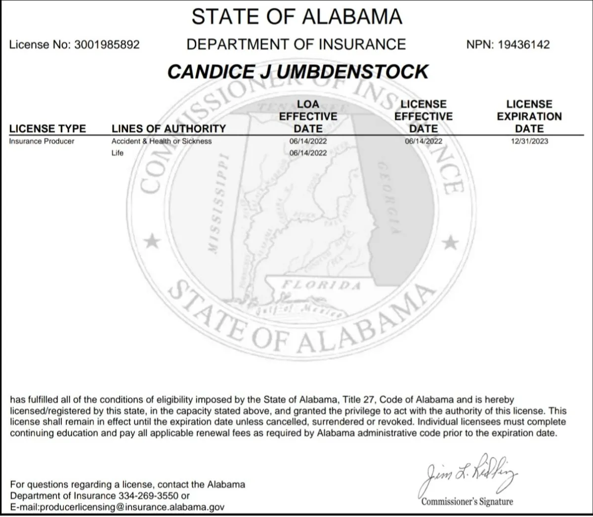 state license