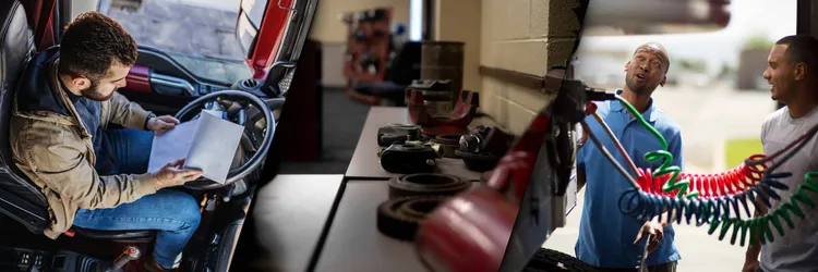 Premier Truck Driving School offering CDL Class A and Class B training for veterans