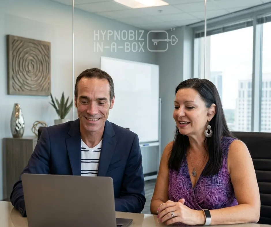 Book a call Hypnobiz in a box