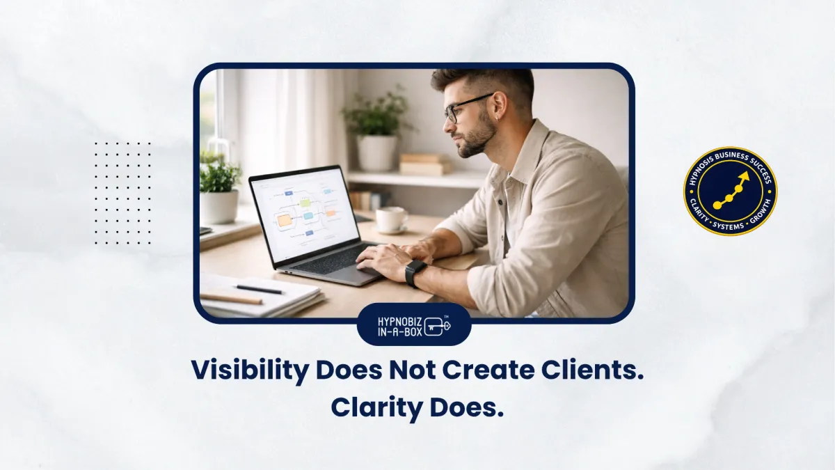 Visibility Does Not Create Clients. Clarity Does.