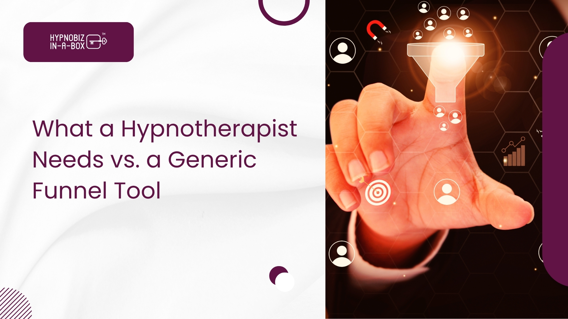 What a Hypnotherapist Actually Needs vs. What a Generic Funnel Builder Gives You