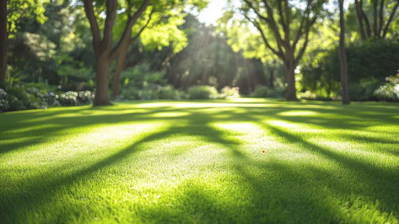 lush green lawn