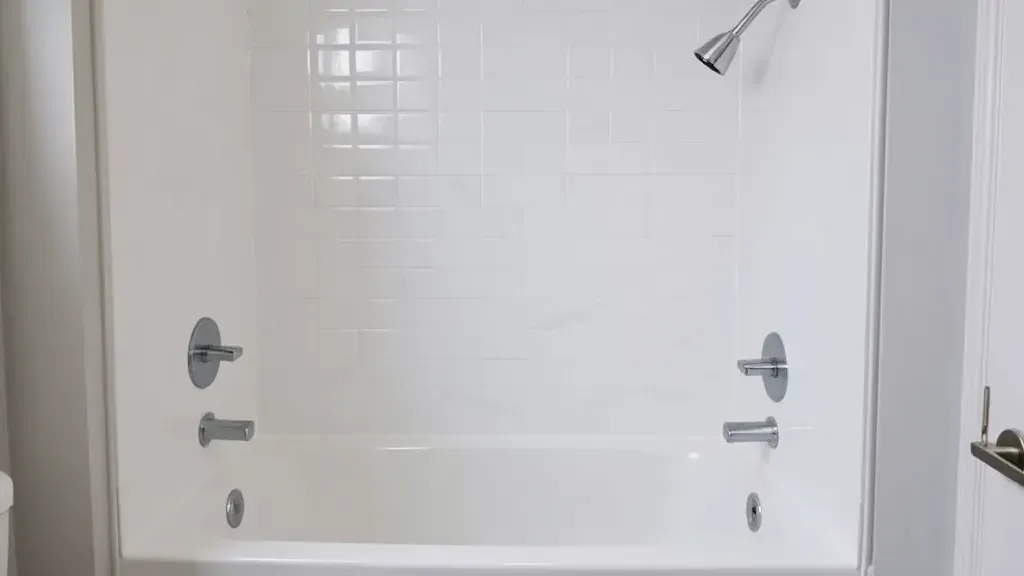 Tub to shower conversion project showcasing modern design in Hampstead, NC