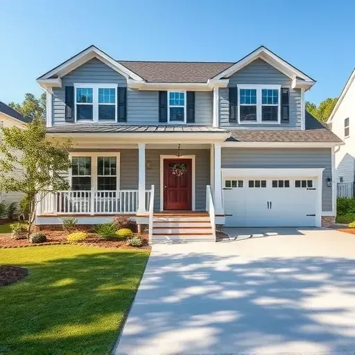 Home remodeling project in Hampstead, NC featuring modern design and elegant finishes in a stylish interior space