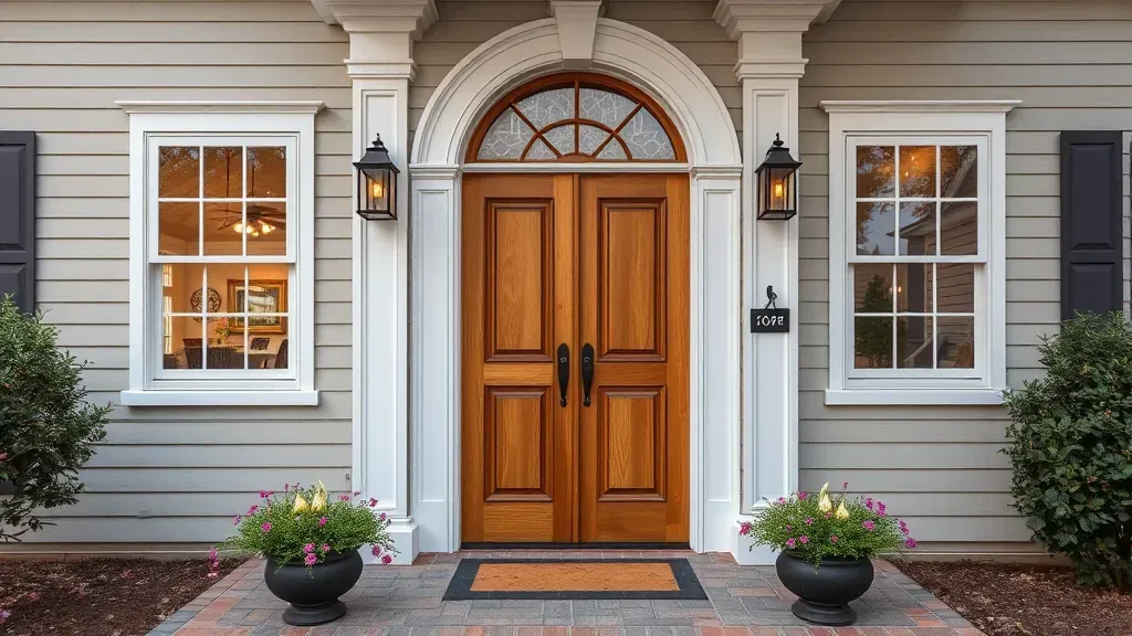 Doors projects in Hampstead NC showcasing elegant designs and craftsmanship in a residential setting.