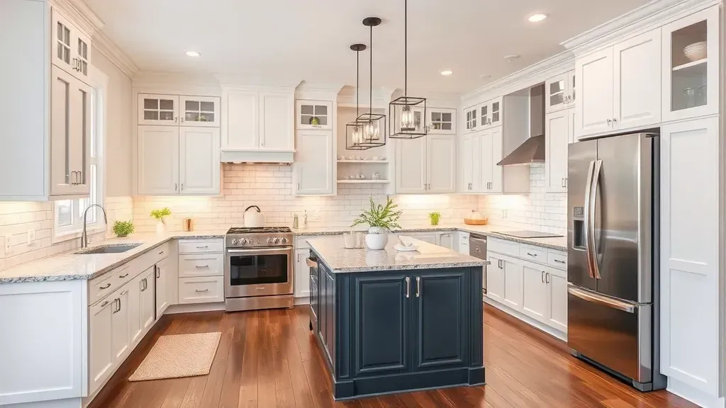 Kitchen Remodeling projects in Hampstead NC showcasing modern designs and innovative layouts.