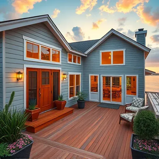 Home remodeling in Wrightsville Sound NC featuring modern coastal design, elegant lighting, and serene outdoor spaces.