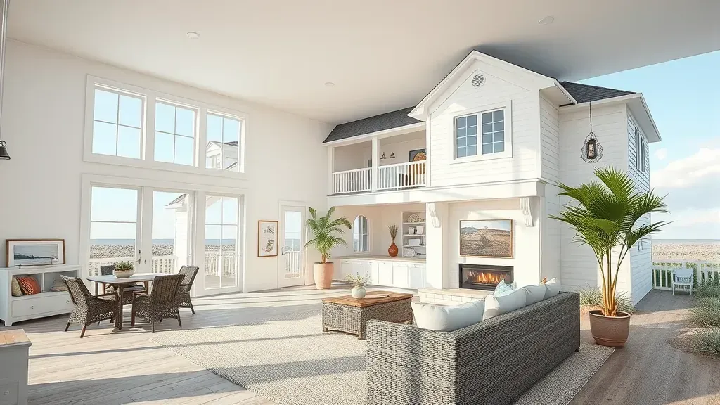 Home Remodeling in Kure Beach, NC showcasing modern design and coastal aesthetics.