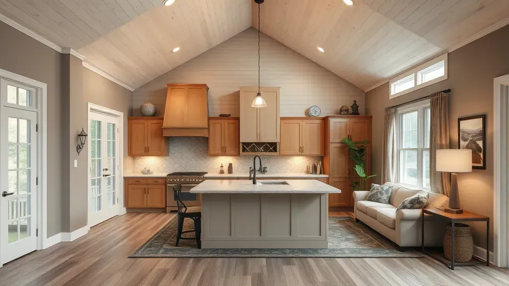 Home Remodeling in Monkey Junction, NC showcasing before and after transformation of a living space.