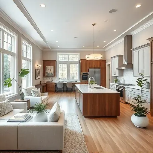 Completed home remodeling project in Porters Neck, NC, featuring stylish furnishings and elegant decor in a modern living space.