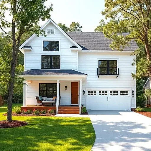 Home remodeling project in Hampstead NC showcasing modern design elements and stylish finishes without people.