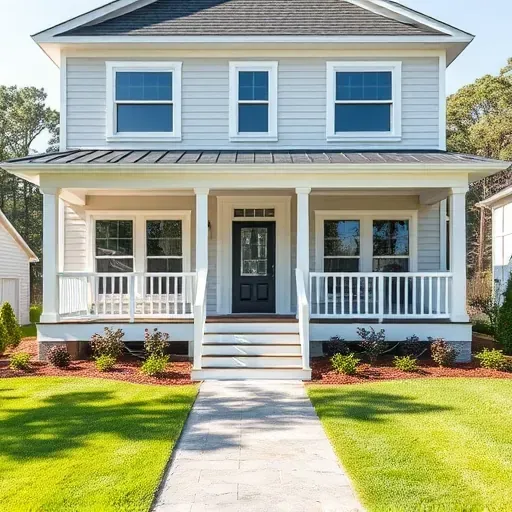 Home remodeling in Hampstead NC showcasing a stylish interior with modern decor and elegant design elements.