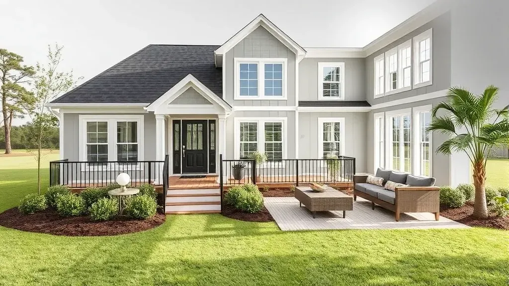 Home Remodeling in Leland NC with modern designs and beautiful finishes showcased in a bright living space.