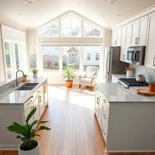 Beautifully renovated kitchen in Monkey Junction NC with modern appliances, granite countertops, and open layout.