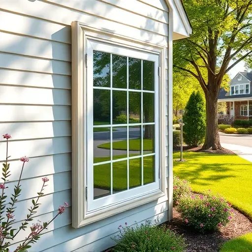 Perfectly installed modern window on well-maintained Hampstead home with landscaped garden and natural sunlight