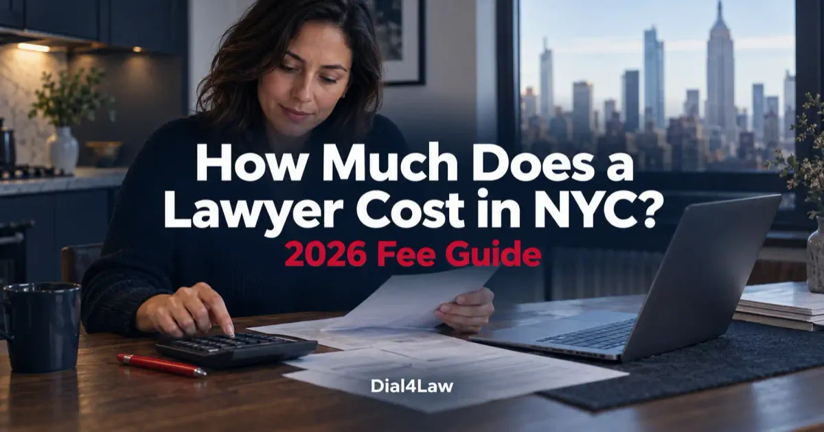 How Much Does a Lawyer Cost in NYC? (2026 Fee Guide)