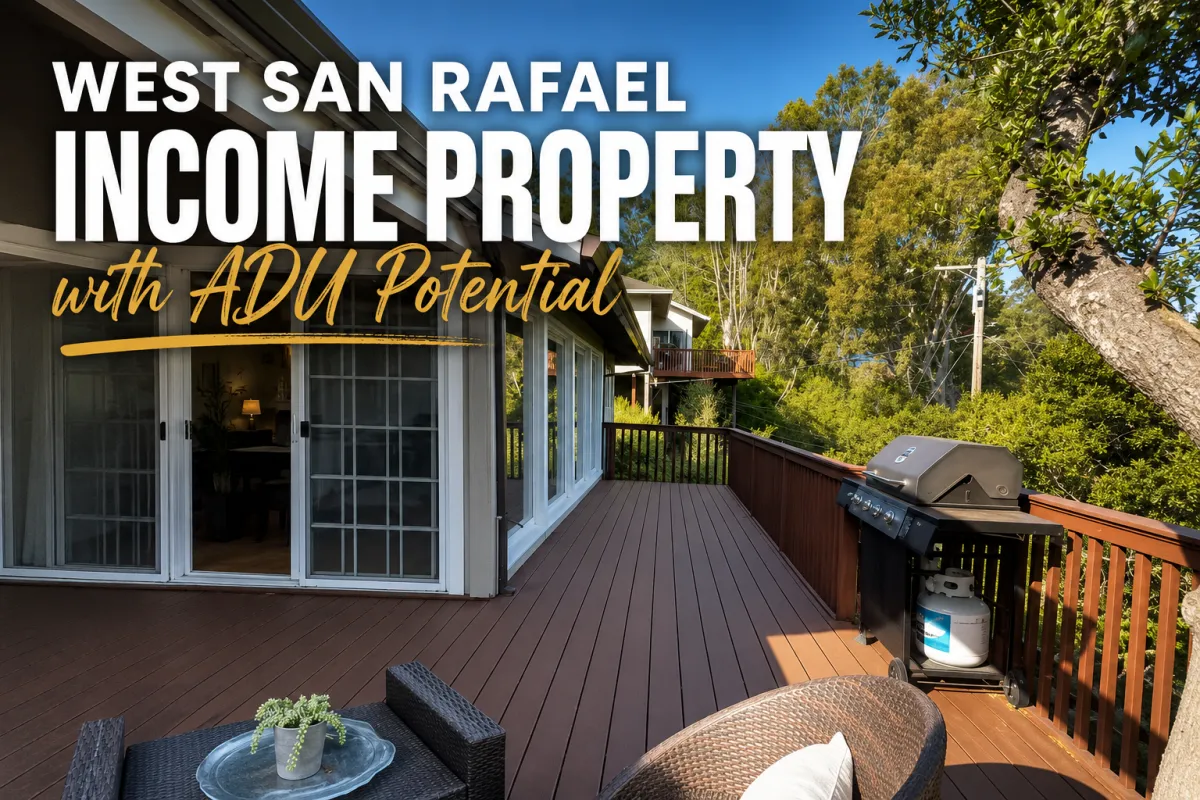 West San Rafael Income Property with ADU Potential: A Smart Investment Opportunity in Marin County