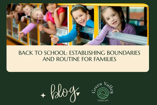 Back to School: Establishing Boundaries and Routine for Families