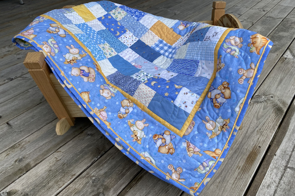 Bli med på veien fra quilttopp til ferdig babyquilt