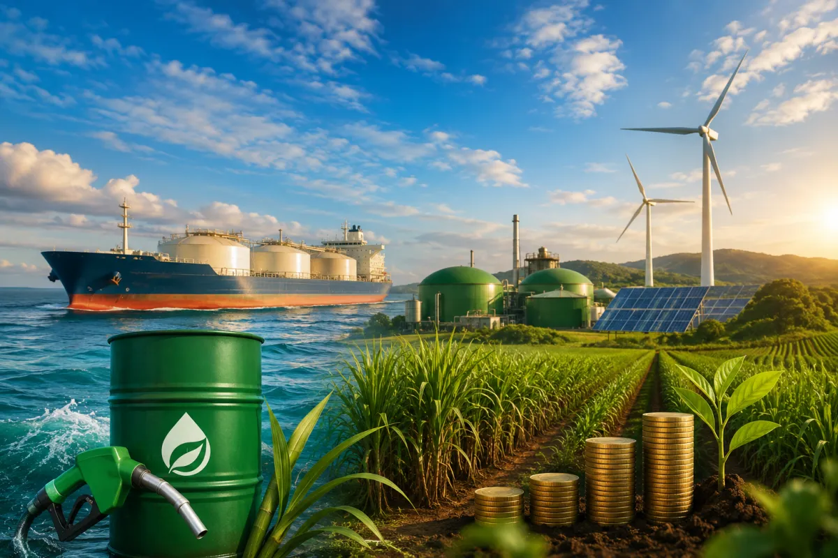 Edição 50 - Será que é o fim do bunker oil? O teste da Maersk que abalou a navegação global.