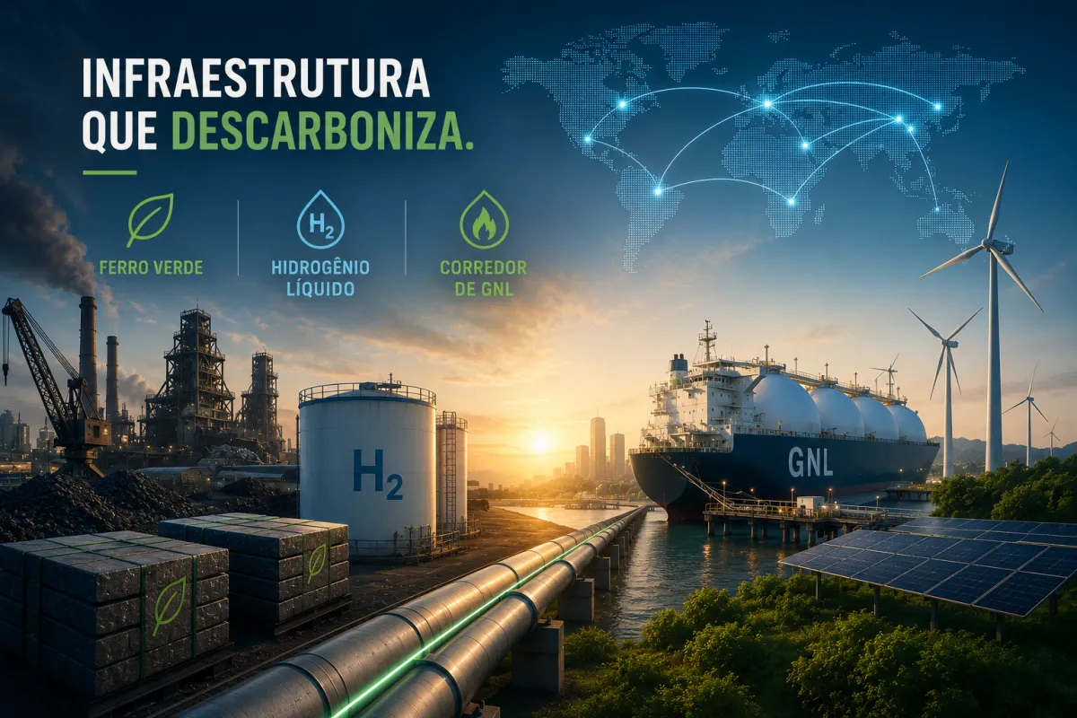 Edição 057 - ⚡ Ferro verde do lixo da mineração, H2 no motor diesel e R$ 8 bi em GNL. A disputa pela descarbonização ficou séria.