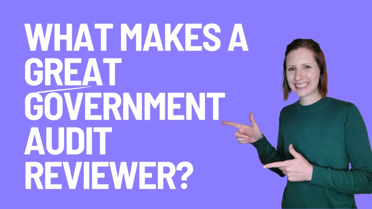 What Makes a Great Government Audit Reviewer