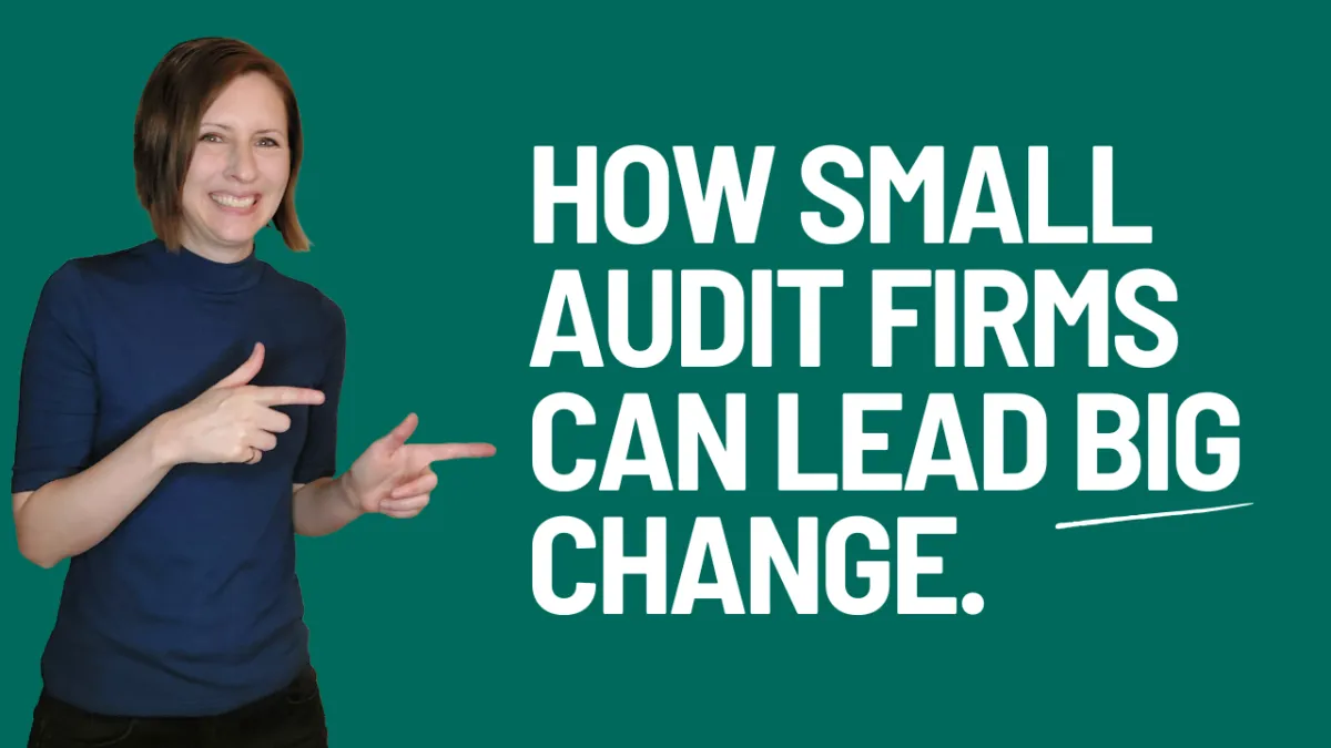 From Survival to Strategy: How Small Audit Firms Can Lead Big Change