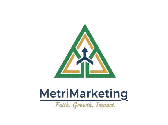 Preview of MetriMarketing website and social dashboards