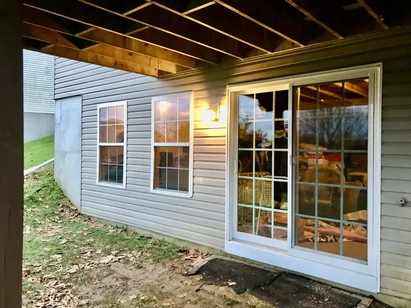 Basement floor outside