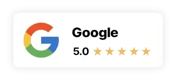 5 Star rated on google