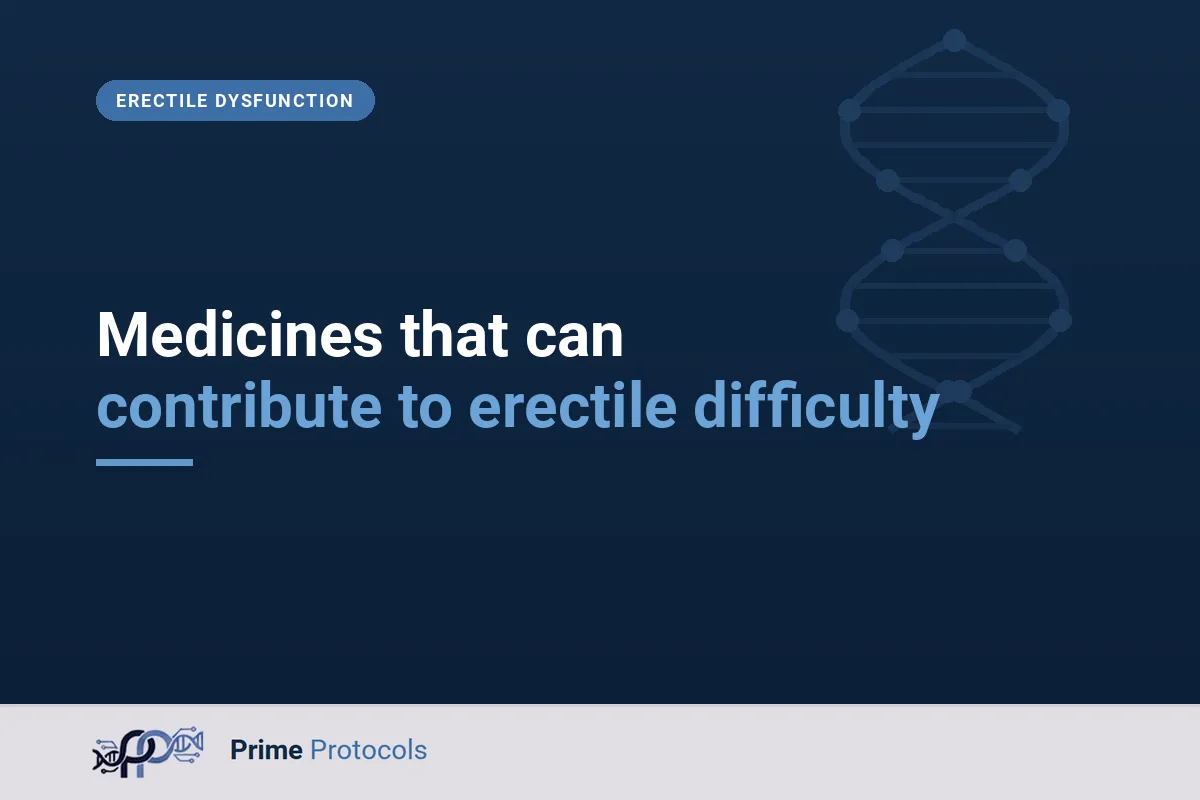 Medicines that can contribute to erectile difficulty