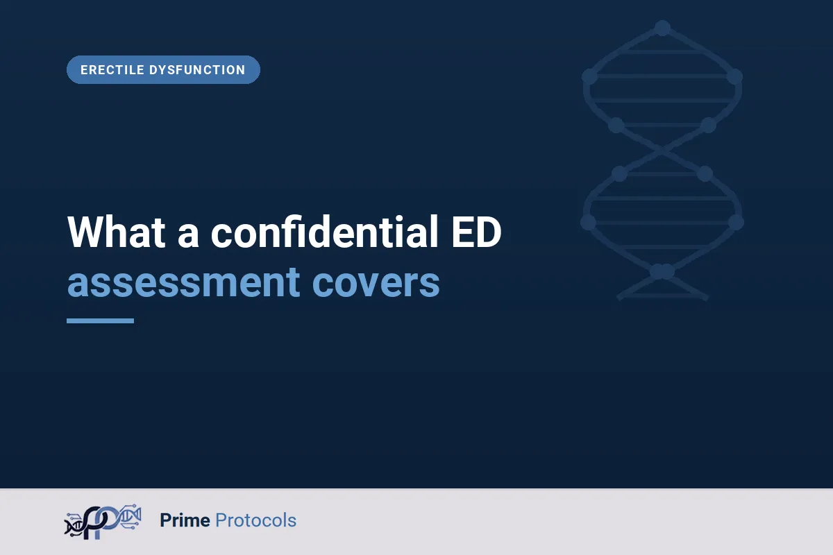 What a confidential ED assessment covers