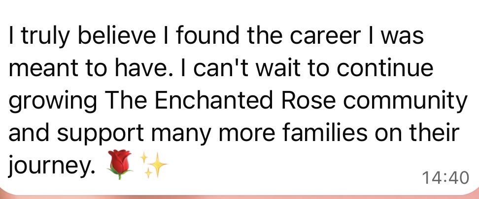 A message from a teacher trained at The Little Rosebuds Academy