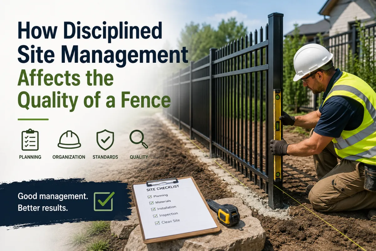 How Disciplined Site Management Affects