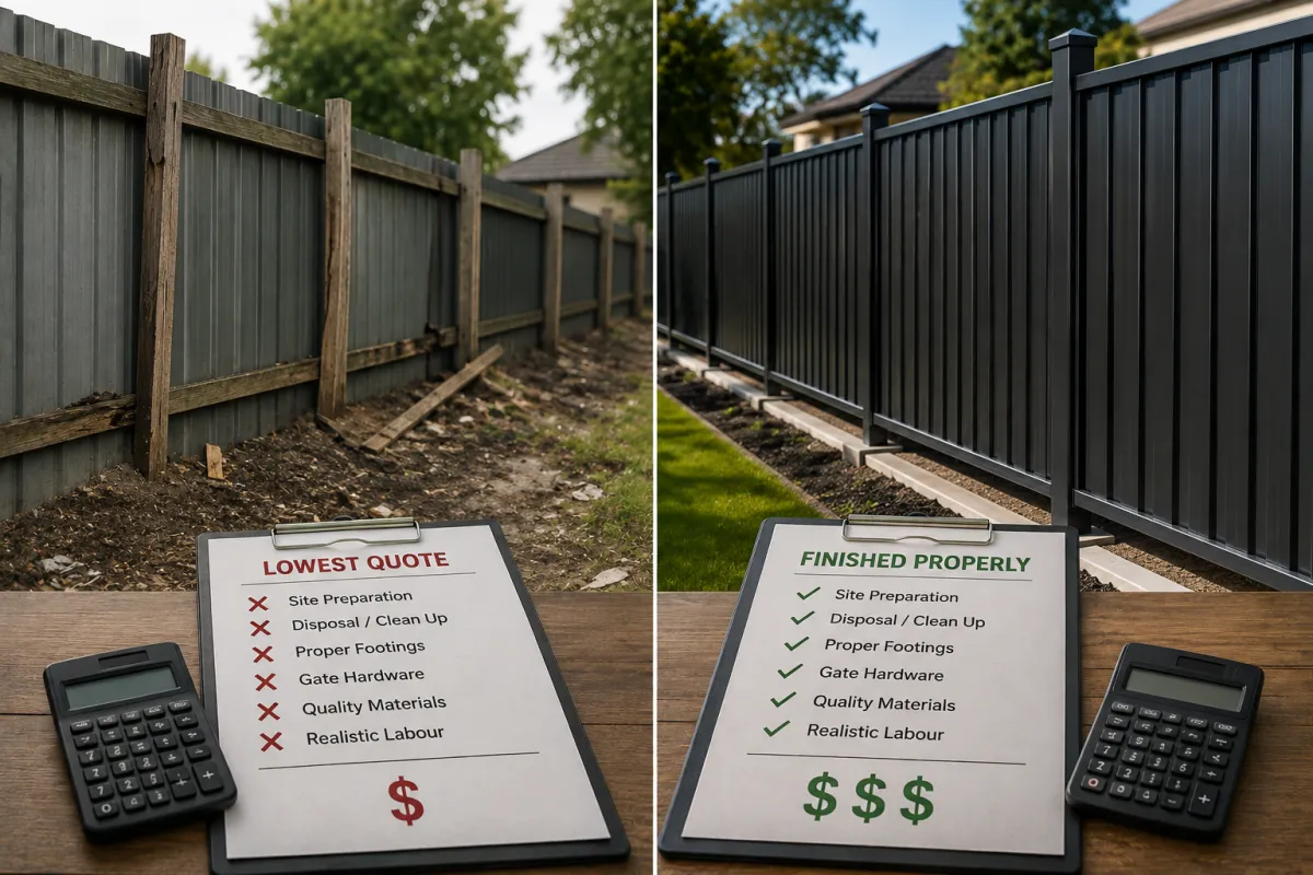 The Real Cost of Choosing the Cheapest Fence Quote
