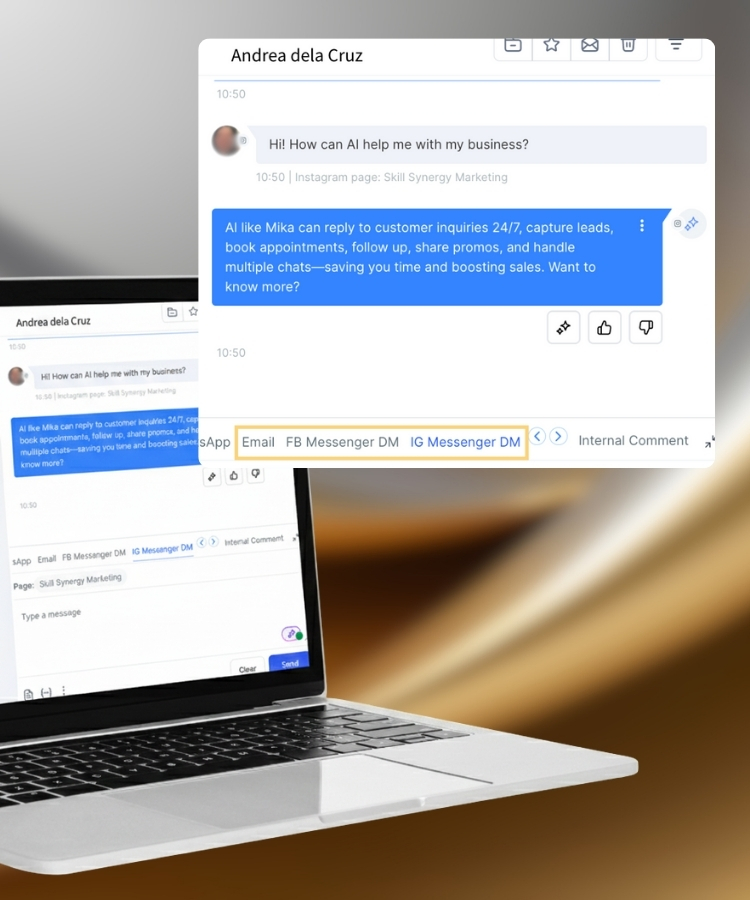 All in one message platform